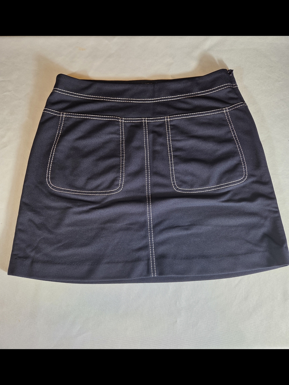 Tory Sport Navy Skort Skirt Womens Small Golf Tennis Side Zip Pockets